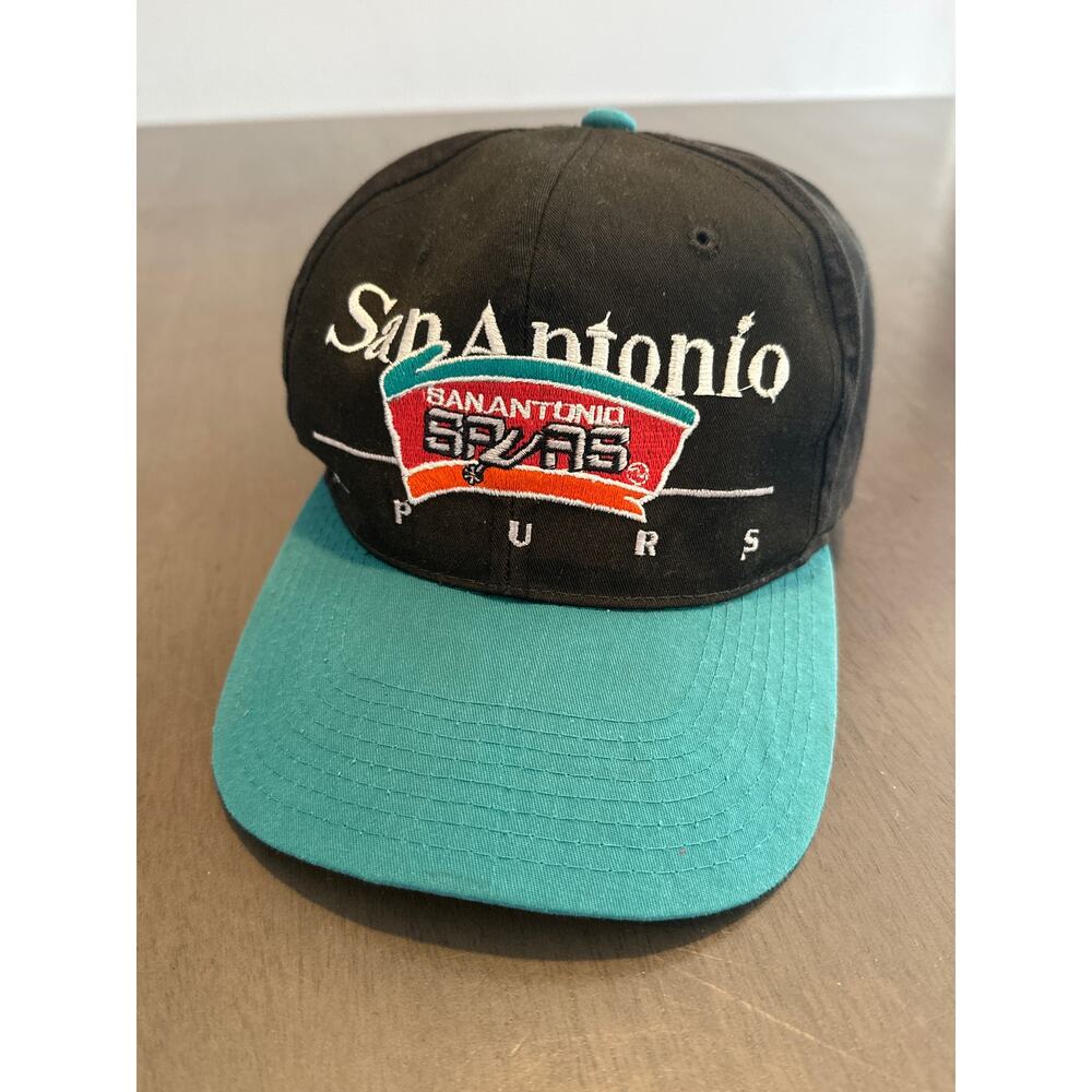 Vintage San Antonio Spurs Snap back Hat Twins Brand Old Logo NBA